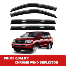 Chrome Car Wind Deflector Set for Toyota Land Cruıser Fj200 2007-2019 4 pcs