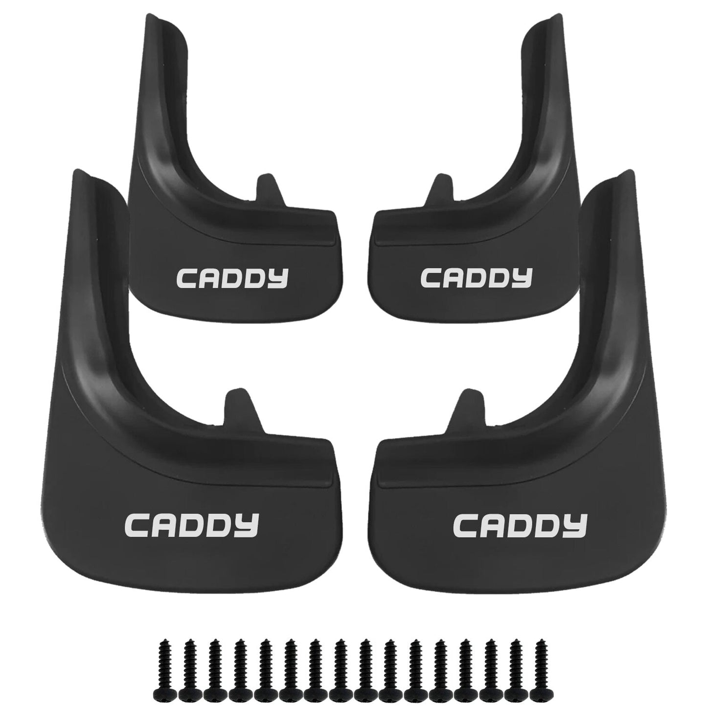 Car Mud Flaps Kit For Volkswagen Caddy Rubber Splash Guards 4 PCS