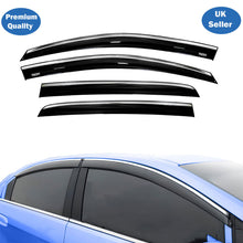 Chrome Window Wind Deflector for Vw Golf 6 2009-2013 Rain Guard Visors 4 pcs