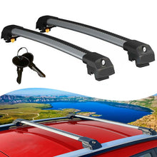 Roof Bar Rack for Renault Duster 2025 Onwards Lockable Cross Bars 2 Pcs Grey