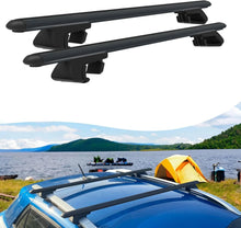 Roof Rack Cross Bars for Jeep Renegade 2014+ Aluminum Roof Bars 2 Pcs Black