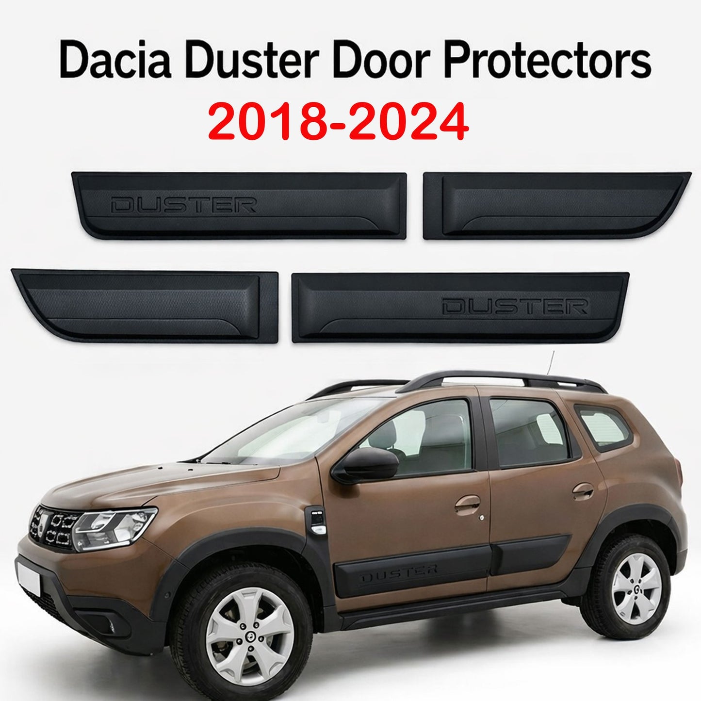 For Dacia Duster 2018-2023 ABS Fender & Door Moulding Body Kit Off-Road Model