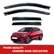 Chrome Car Wind Deflector Set for Vw Taigo 2021 Onwards - Rain Guard 4 pcs