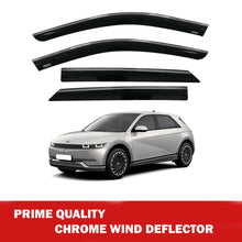 Chrome Car Wind Deflector Set for Hyundaı Ioniq 5 2021 Onwards Rain Guard 4 pcs