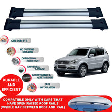 Roof Racks Cross Bars For Ssangyong Rexton Y290 2012-2017 2 Pcs Grey