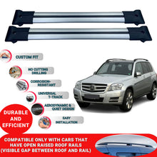 Roof Racks Cross Bars For Mercedes Glk-Class X204 2010-2015 2 Pcs Grey