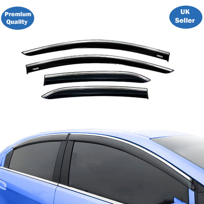 Chrome Window Wind Deflector for Toyota Corolla Hb 2019+ Rain Guard Visors 4 pcs