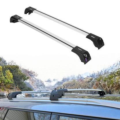2X Car Roof Bars for Buick Enclave 2025+ Lockable Roof Rack Cross Bars Grey