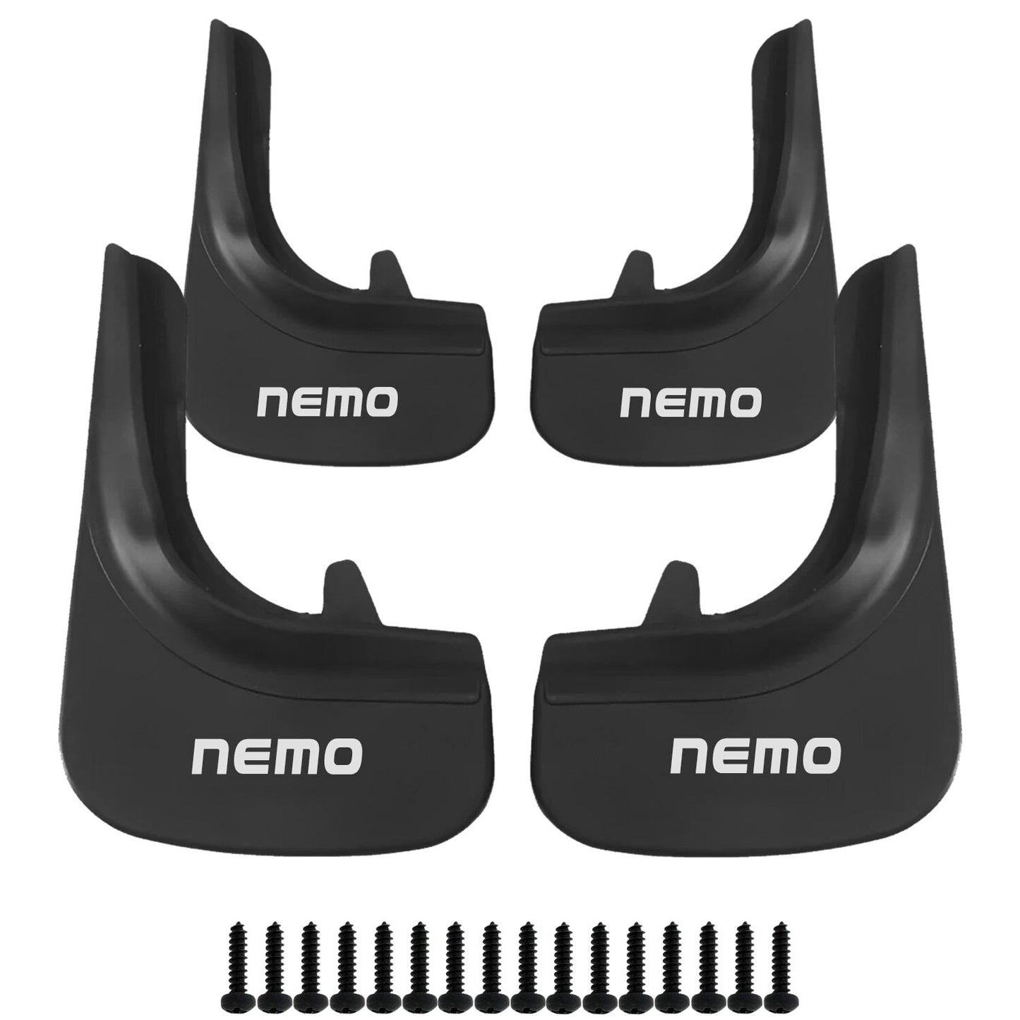 Car Mud Flaps Kit For Citroen Nemo Rubber Splash Guards 4 PCS