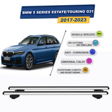 Roof Racks Cross Bars For Bmw 5 Series Estate/Touring G31 2017-2023 2 Pcs Grey