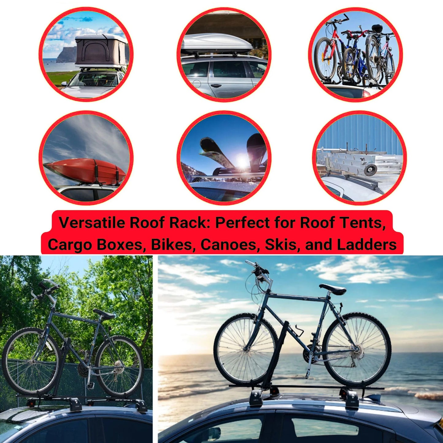Premium Roof Bars For Kia Ev9 2023 Onwards Roof Rack Cross Bars Secure Grey