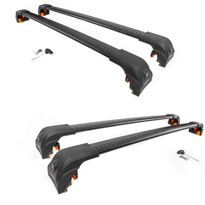 Premium Roof Bars For Peugeot 2008 Suv 2020+ Secure Roof Rack Cross Bar 2 Pcss Black