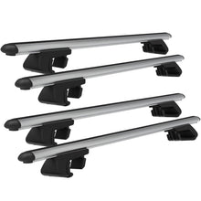Roof Rack Cross Bars for Ford Tourneo Courier 2014-2023 Rail Carrier for Roof Tents 4 Pcs Grey