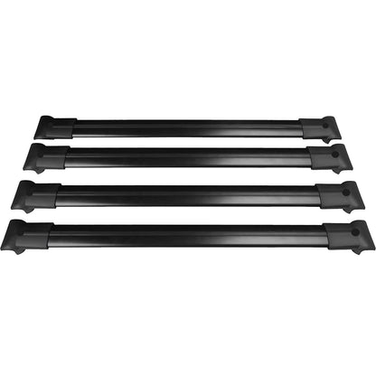 Roof Racks Cross Bars For Toyota Proace City Verso 2016-2023 4 Pcs Black