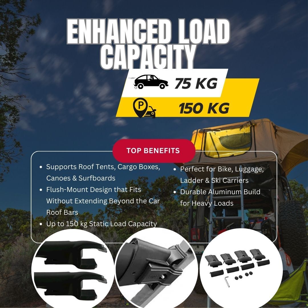 Roof Racks Cross Bars For Kia Ceed Estate Sw 5D 2006-2012 2 Pcs Black