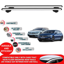 Roof Bars For Vw Passat B8 Variant 2015-2023 Roof Rack Cross Bars 2 Pcs Grey