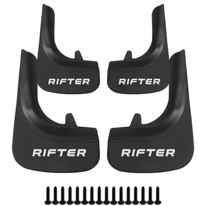 Car Mud Flaps Kit For Peugeot Rifter Rubber Splash Guards 4 PCS