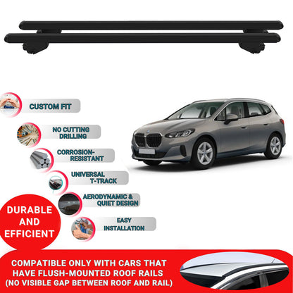 Roof Bars For Bmw 2 Series U06 2022 And After Roof Rack Cross Bars 2 Pcs Black
