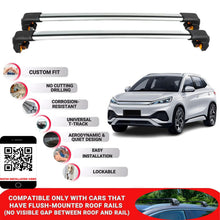 Premium Roof Bars For Byd Atto 3 Suv 2022+ Secure Roof Rack Cross Bar 2 Pcss Grey