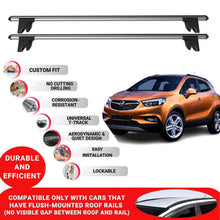 Premium Roof Bars for Opel Mokka X J13 2012-2019 Roof Rack Cross Bars 2 Pcs Grey