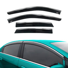 Chrome Car Wind Deflector Set for Nıssan Qashqai 2023 Onwards Rain Guard 4 pcs