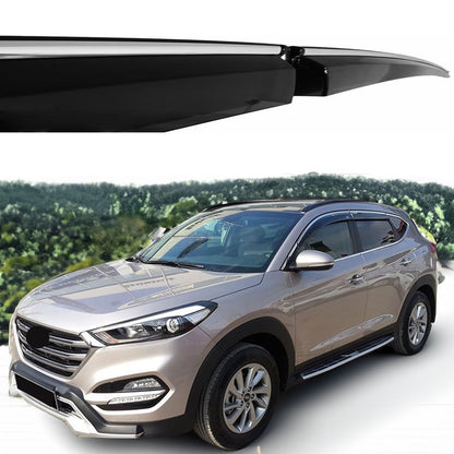 Chrome Car Wind Deflector Set for Skoda Kamiq 2018 Onwards - Rain Guard 4 pcs