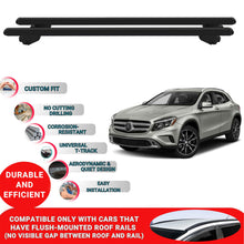 Roof Bars For Mercedes GLA X156 2013-2020 Roof Rack Cross Bars 2 Pcs Black