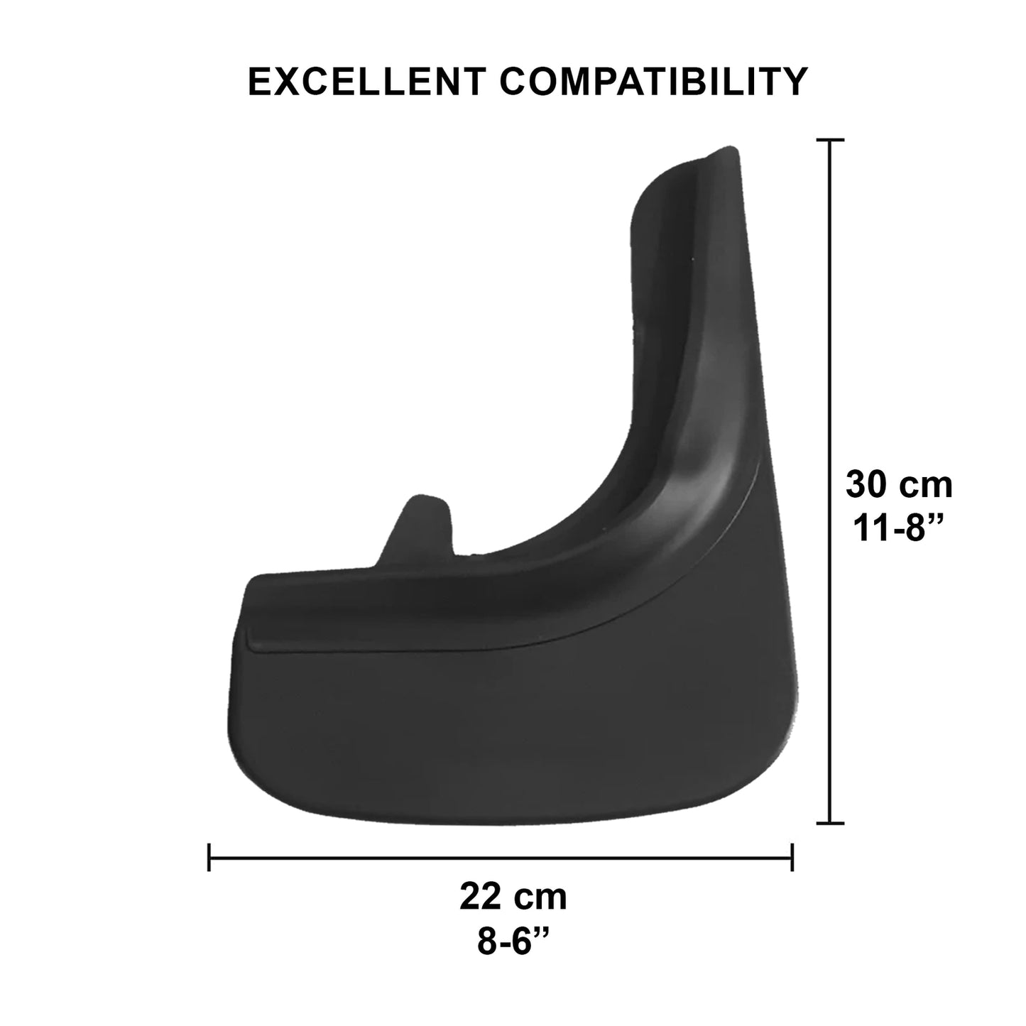 Car Mud Flaps Kit For Peugeot Tepee Rubber Splash Guards 4 PCS