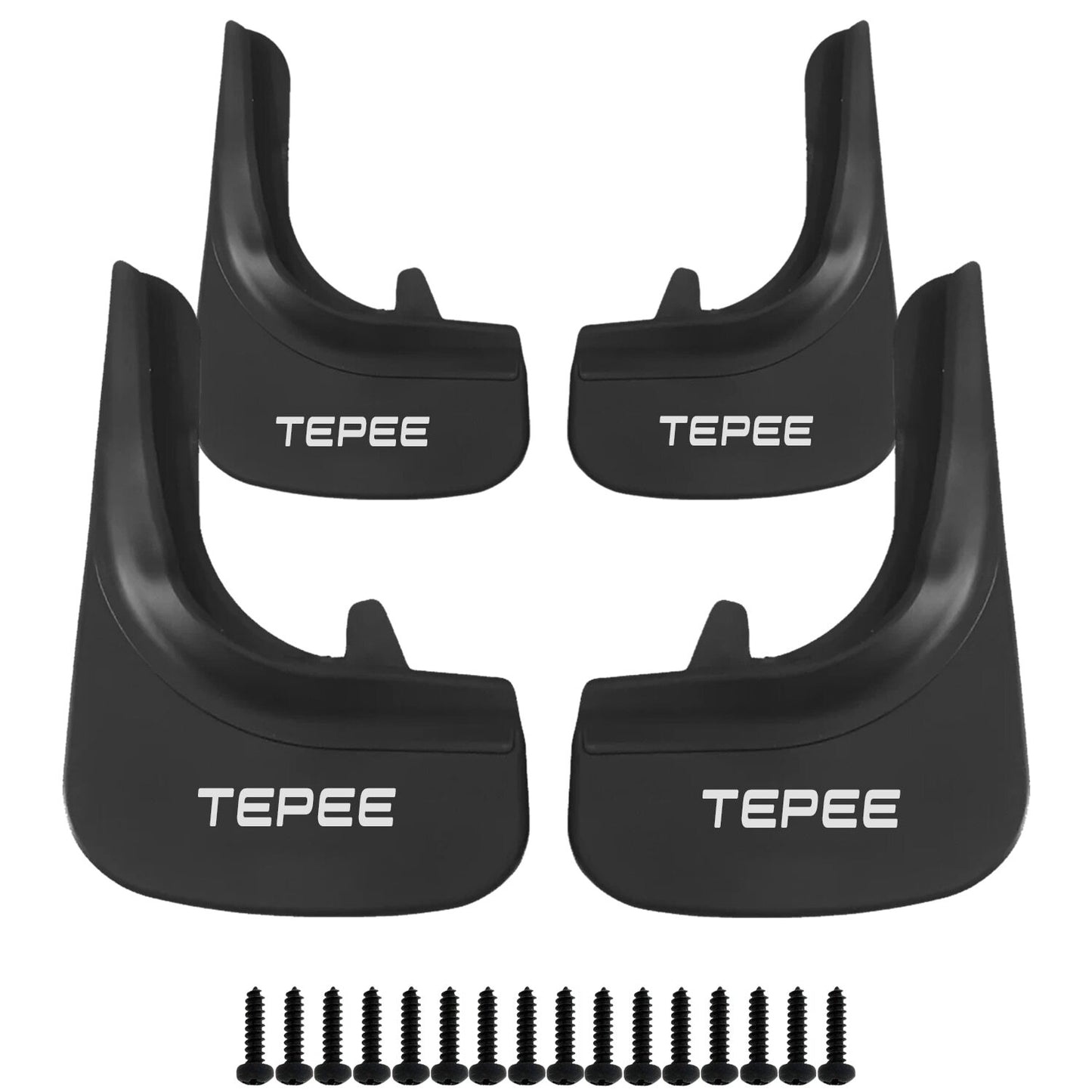 Car Mud Flaps Kit For Peugeot Tepee Rubber Splash Guards 4 PCS