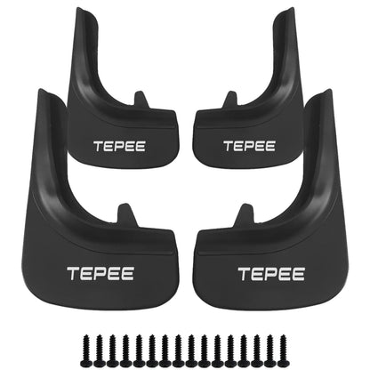Car Mud Flaps Kit For Peugeot Tepee Rubber Splash Guards 4 PCS