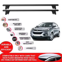 Premium Roof Bars for Hyundai Tucson Lm 2009-2015 Roof Rack Cross Bars 2 Pcs Black