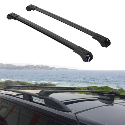 Roof Rack Cross Bars for Honda Pilot 2023 Onwards Lockable Roof Bars 2 Pcs Black