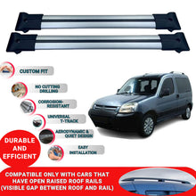 Roof Racks Cross Bars For Citroen Berlingo 1996-2008 2 Pcs Grey