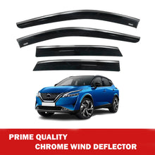 Chrome Car Wind Deflector Set for Nıssan Qashqai 2023 Onwards Rain Guard 4 pcs