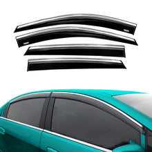 Chrome Car Wind Deflector Set for Mg Zs 2017 Onwards - Rain Guard 4 pcs