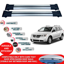 Roof Racks Cross Bars For Dodge Journey 2008-2020 2 Pcs Grey