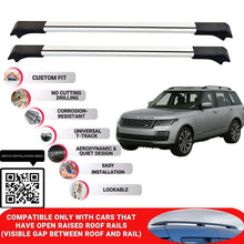 Roof Rack Cross Bars for Land Rover Range Rover Vogue 2002-2012 Lockable 2 Pcs Grey