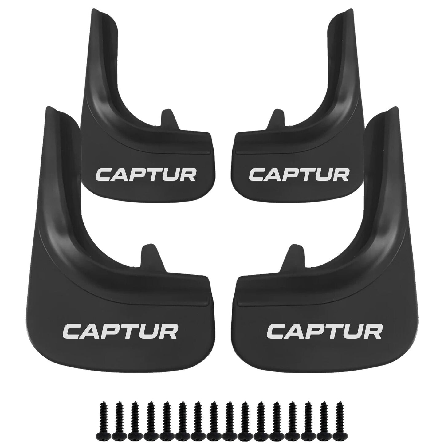 Car Mud Flaps Kit For Renault Captur Rubber Splash Guards 4 PCS
