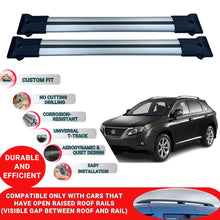 Roof Racks Cross Bars For Lexus Rx350-2/Rx350 3 Suv 2008-2015 2 Pcs Grey