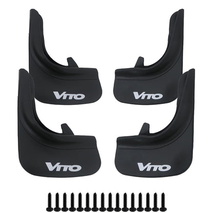 Car Mud Flaps Kit For Mercedes Vito Rubber Splash Guards 4 PCS