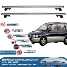 Roof Rack Cross Bars for Mitsubishi Space Runner 1997-2002 Rail Carrier for Roof Tents 2 Pcs Grey