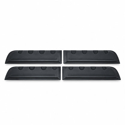 Side Door Cladding for Ford Ranger 2015-2022 4pc Black ABS Body Mouldings