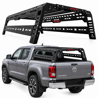 Truck Bed Rack for Volkswagen Amarok 2010-2021 250kg Black Steel Carrier