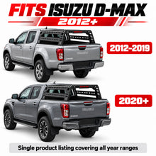 Truck Bed Rack for Isuzu D-Max 2012+ 250kg Black Steel Carrier