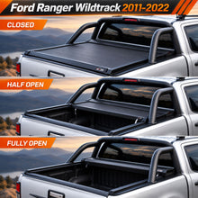 Roller Shutter for Ford Ranger Wildtrak 2011-2022 Black Tonneau Bed Cover