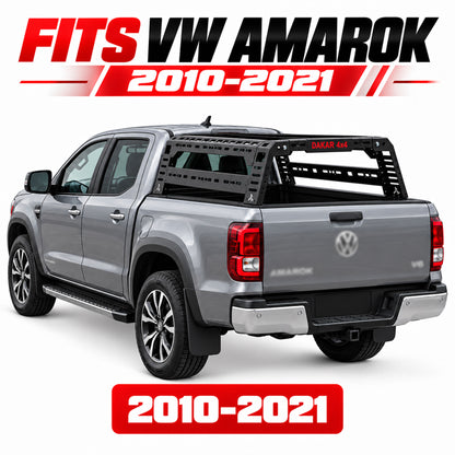 Truck Bed Rack for Volkswagen Amarok 2010-2021 250kg Black Steel Carrier