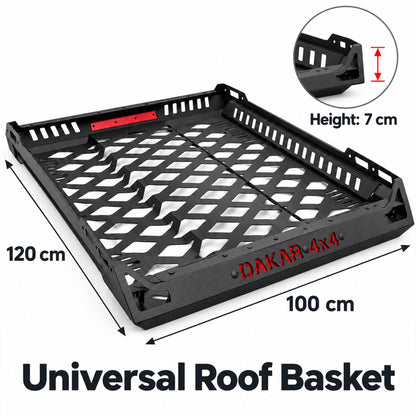 BYD Shark 6 roof rack basket, 120 x 100 cm black steel - view 3