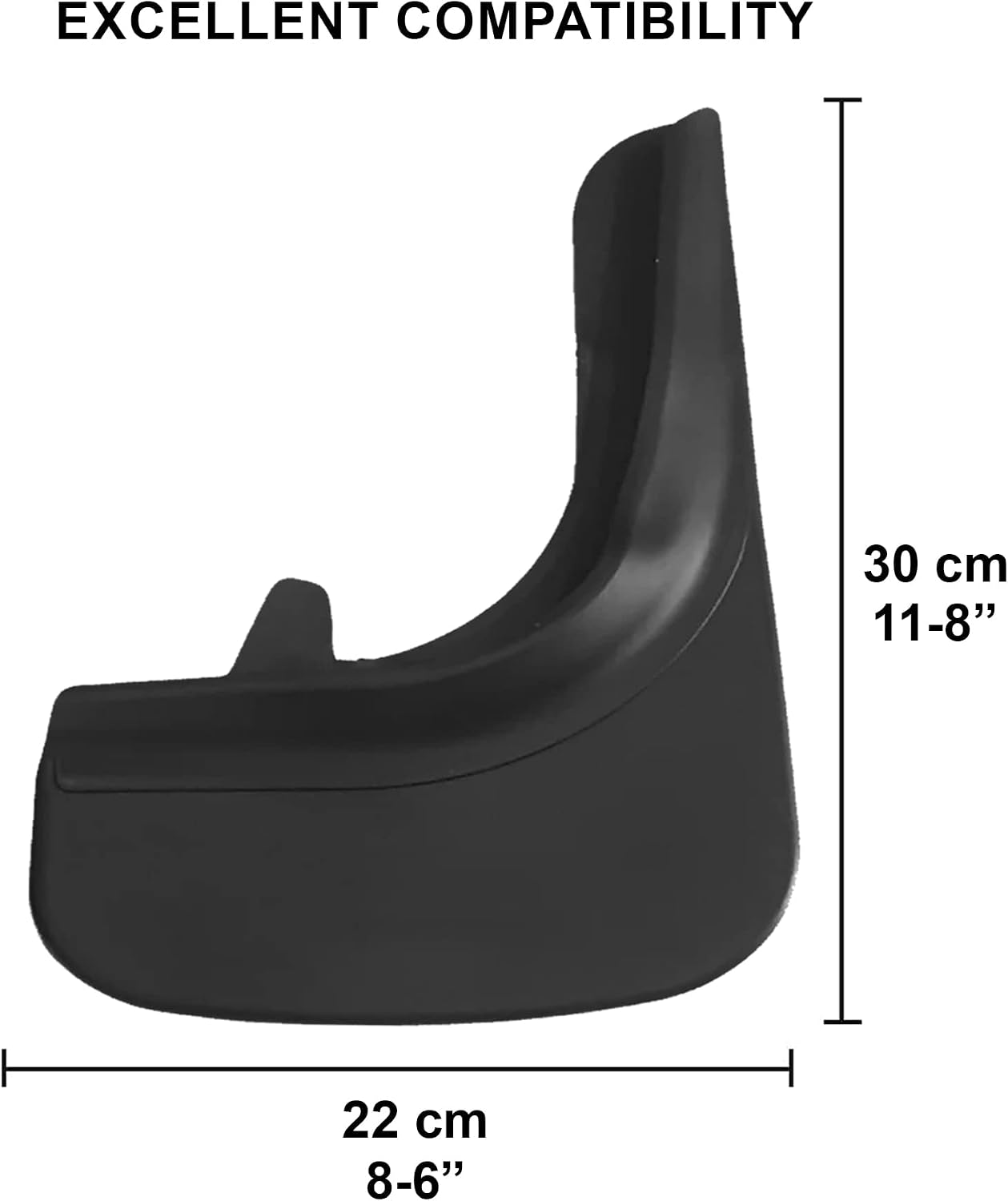 Mud flap dimensions