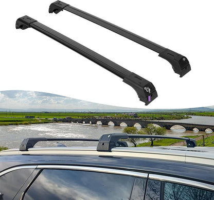 2X Car Roof Bars for Byd Sealion 5 2025+ Lockable Roof Rack Cross Bars Black