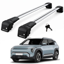 Car Roof Bars for Kia EV3 2024+ Lockable Roof Rack Cross Bars Grey 2 Pcs